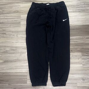 Nike Black Sweatpants with White Logo
